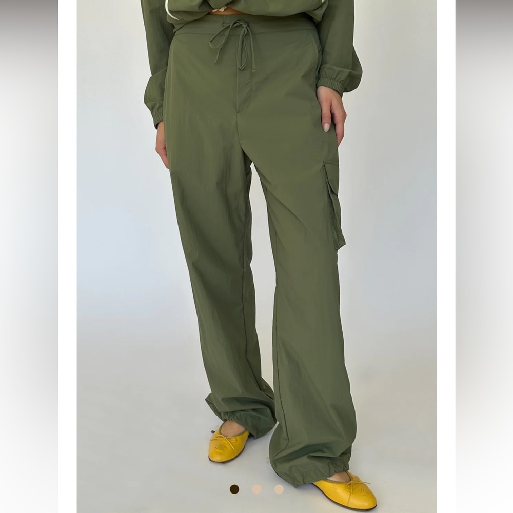Nylon Cargo Pants